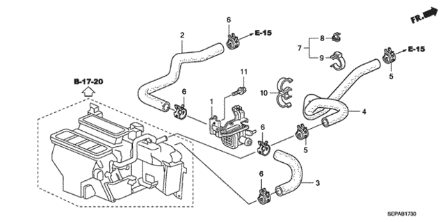 Water Valve for 2008 Acura TL #0