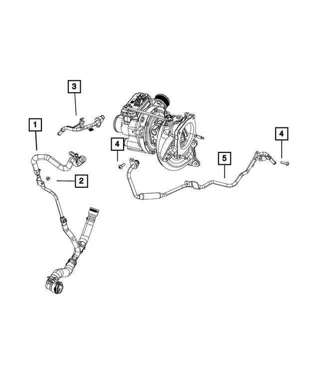 4893731AE - Cooling: Coolant Tube for Mopar Image