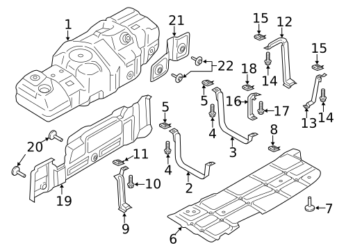 Fuel System Components for 2017 Ford F-350 Super Duty #1