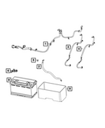 68271649AA - Electrical: Battery Positive Wiring for Mopar Image image