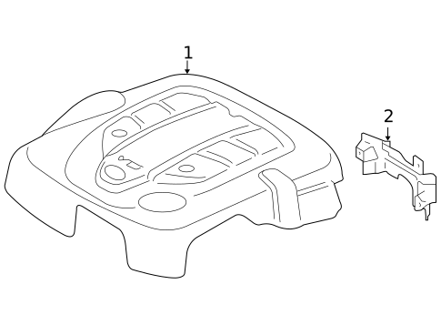 Engine Appearance Cover for 2009 Lexus GS350 #0