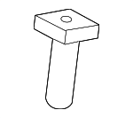 81144TF0G01ZA - Body: Headrest Guide for Honda: Accord, Accord Crosstour, Civic, CR-V, CR-Z, Crosstour, Fit, Insight, Pilot Image