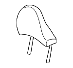 81140SZTG01ZB - : 2012 Honda CR-Z - Headrest Assembly Front *NH844L* (Shiny Black Metallic) for Honda: CR-Z Image