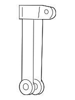 52125312AB - Suspension: Suspension Strut Fork for Mopar Image