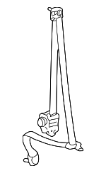 733600C020E0 - Electrical: Belt &amp; Retractor for Toyota: Sequoia Image