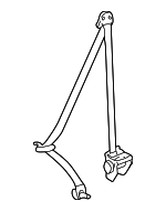 733700C020E0 - Electrical: Belt &amp; Retractor for Toyota: Sequoia Image