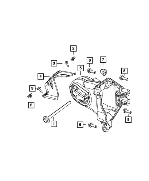 Engine Mounting for 2017 Jeep Wrangler #0