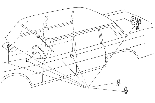 1008930403 - : Outfit (Lock, Key, Handle) for Mercedes-Benz Image