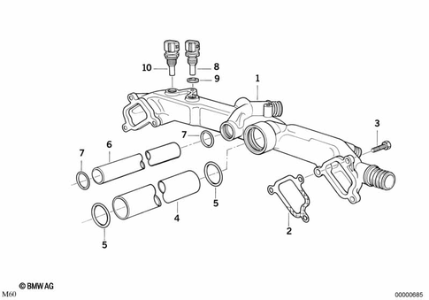 Engine Cooling for 1992 BMW 740i #1