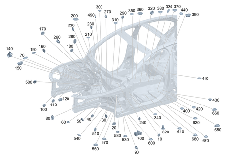 Sealing Washers, Grommets for 2024 Mercedes-Benz E350 #0