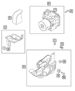 6106159AA - Brakes: Hex Flange Nut for Mopar Image