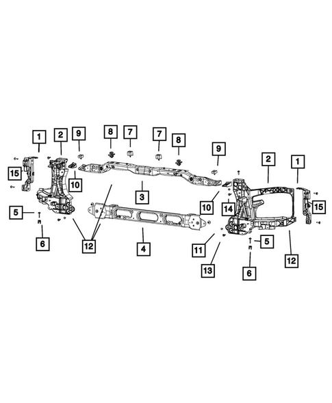 Radiator and Related Parts; Charge Air Cooler for 2014 Ram 2500 #1