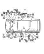 68016742AB - Electrical: Terminal for Mopar Image