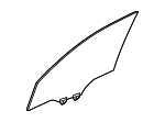 73300T90A01 - Body: Door Glass for Honda Image