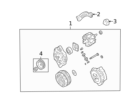 Alternator/Generator & Related Components for 2005 Mazda Miata #0