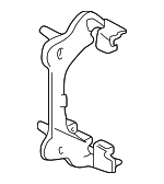 34116753671 - Brakes: Carrier Assembly for BMW: 528i, 528xi, 535i, 535xi, 545i, 550i, 645Ci, 650i, 745i, 745Li, 750i, 750Li, 760i, 760Li, Alpina B7 Image