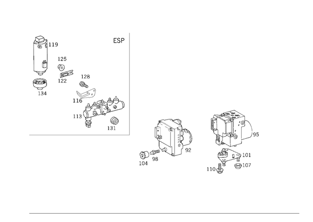 3431131289 - Brakes: Hydraulic Unit for Mercedes-Benz Image image