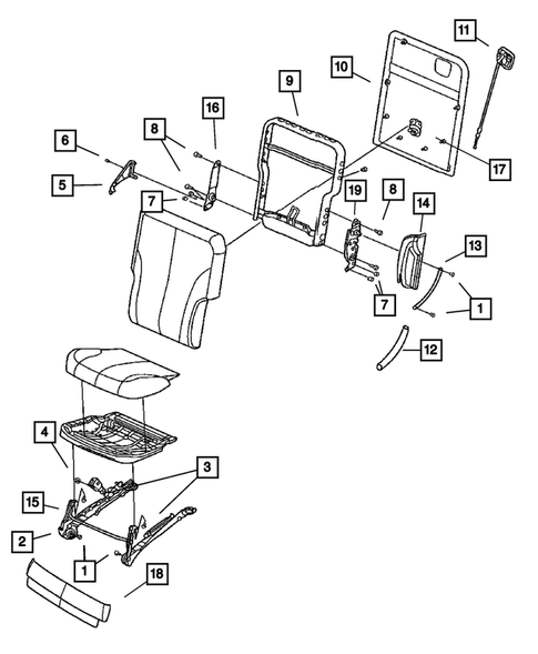 Adjusters, Covers, Shields and Risers for 2007 Chrysler Pacifica #2