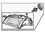 BJ0E51040AP1 - : Headlamp Assembly - Driver's Side (LH) for Mazda: Protege Image