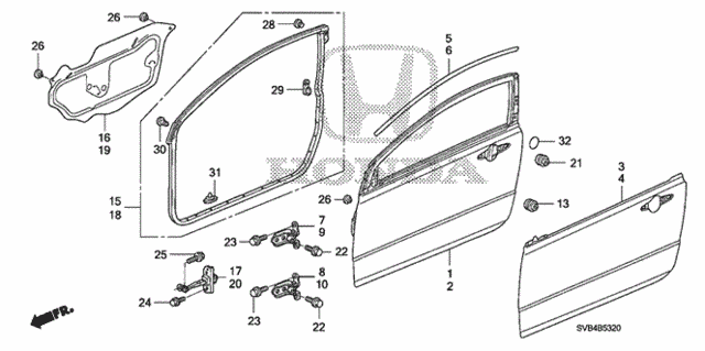 Door Panels for 2010 Honda Civic #0