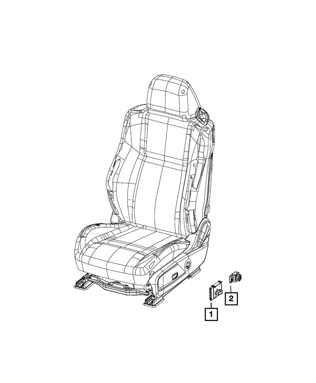 4602791AC - Electrical: Power Seat Switch for Mopar Image
