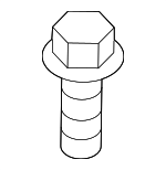 N10828001 - Body: Console Cup Holder Bolt for Audi Image