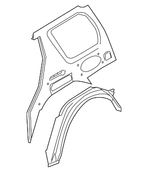 G60317Z030 - : Quarter Panel for Nissan Image