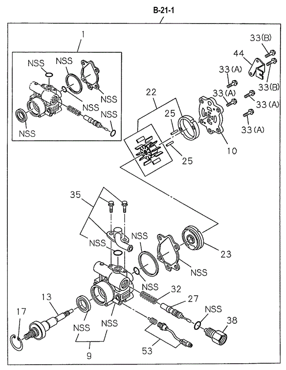 P.S. Pump Components for 1997 Honda Passport #0