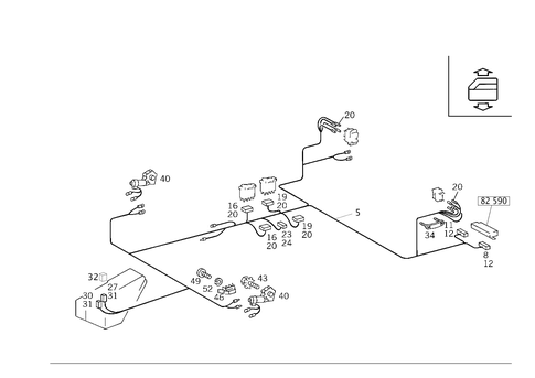 Electric Window Regulator for 1992 Mercedes-Benz 400E #0