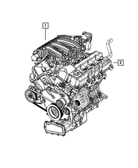 Engine Identification, Service Engines & Engine Service Kits for 2010 Chrysler 300 #1