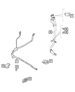 6106134AA - Fuel: Hex Nut for Dodge: Hornet | Fiat: 500, 500X | Jeep: Renegade | Ram: ProMaster 1500, ProMaster 2500, ProMaster 3500, ProMaster City Image