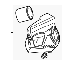 4G0133836AB - Engine: Air Cleaner Assembly for Audi Image