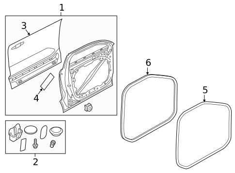 Door & Components for 2019 Volvo XC40 #0