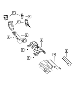 68440595AB - : Exhaust Shield for Mopar Image