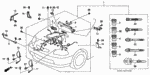 32110P2EA53 - Engine: WIRE HARNESS, ENGINE for Honda Image
