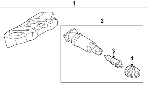 Tire Pressure Monitor Components for 2025 BMW X3 #0