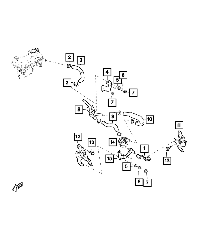 68330751AA - Cooling: Jumper Wiring for Mopar Image