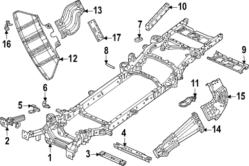 Frame & Components for 2025 Ram 1500 #0