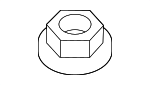 988118 - Body: Quarter Trim Panel Nut for Volvo Image