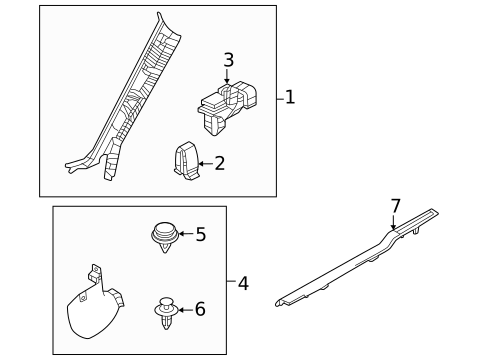 Interior Trim - Pillars for 2023 Mazda MX-30 EV #0
