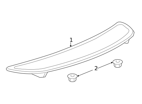 Spoiler for 2010 Chevrolet Cobalt #1
