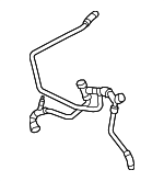 17122284289 - Cooling System: Reservoir Hose for BMW Image