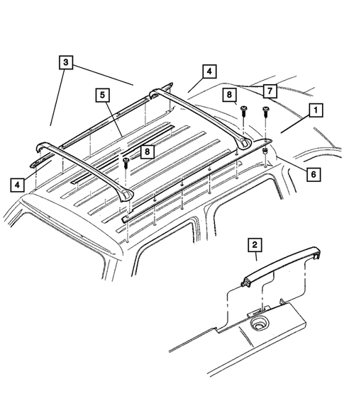 Luggage Rack for 2001 Dodge Durango #0