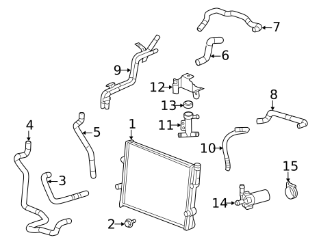 Intercooler for 2012 Cadillac CTS #0