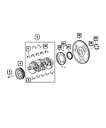 68440255AA - Engine: Hex Flange Head Bolt for Fiat: 500X | Jeep: Renegade Image