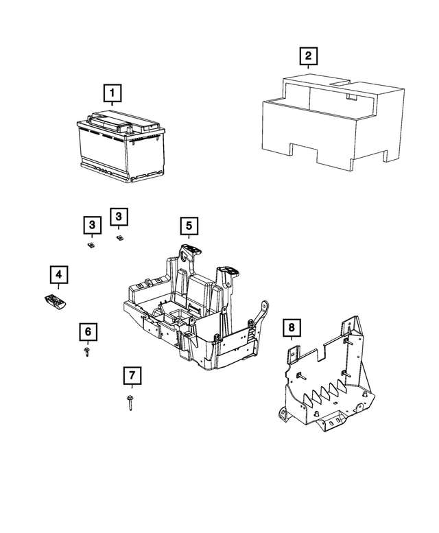 6512438AA - Electrical: Hex Flange Head Screw for Mopar Image