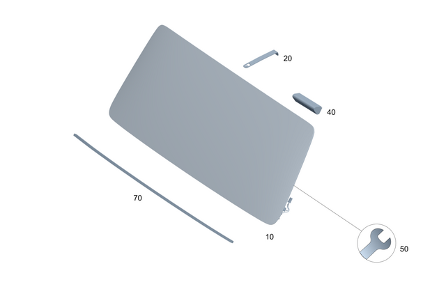 4656700100 - Window System: Windshield for Mercedes-Benz: G500, G550, G580, G63 AMG Image image