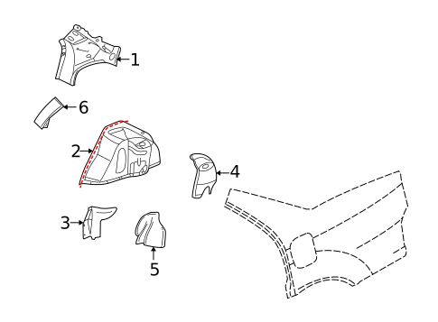 Inner Components for 2004 Cadillac Seville #0