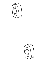 18215S0XA51 - Exhaust: Muffler &amp; Pipe Mount Cushion for Honda: Accord, Accord Crosstour, Crosstour, Element, Odyssey, Pilot, Ridgeline Image