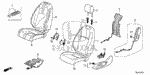 4810SB3000 - Interior/Bumper: C-CLIP SET, TRIM FASTENER (30 PIECES) for Honda Image